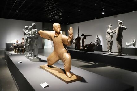 在杭州，从全国美展雕塑作 ...