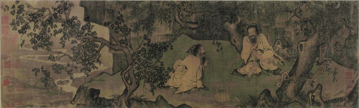 宋+李唐+采薇图卷+纵27厘米+横90厘米.jpg 宋+李唐+采薇图卷+纵27厘米+横90厘米.jpg