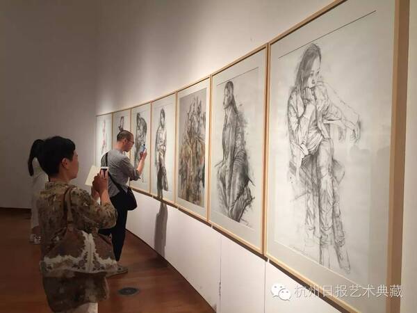 “一个和八个:韩黎坤师生的素描工作”展览今日开幕