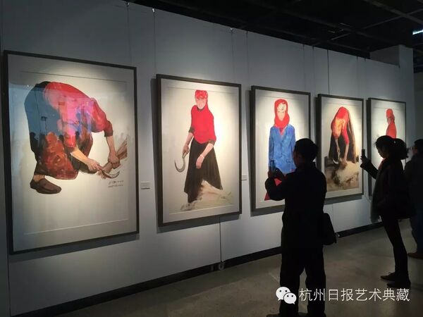 【艺术现场】“质朴的精神”陈坚纸上作品展近日展出