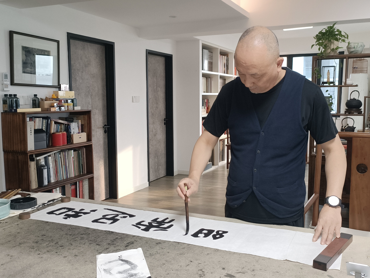 攀峰揽胜 | 兰亭奖银奖书家何来胜:创作需要一遍遍打磨