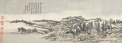 《江山胜览图》(故宫博物院藏)