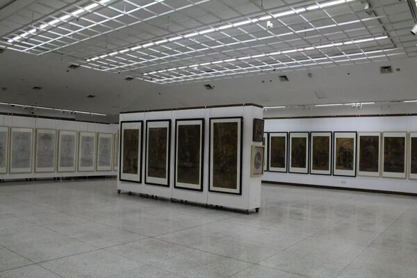 【现场】“千年叙述”——中国岩彩绘画作品文献展隆重开幕!