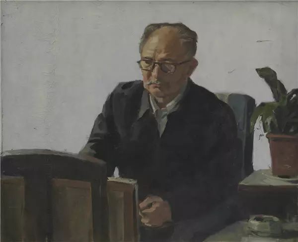莫扑像60cmx73cm 布面油画1985年 浙江美术馆藏.jpg
